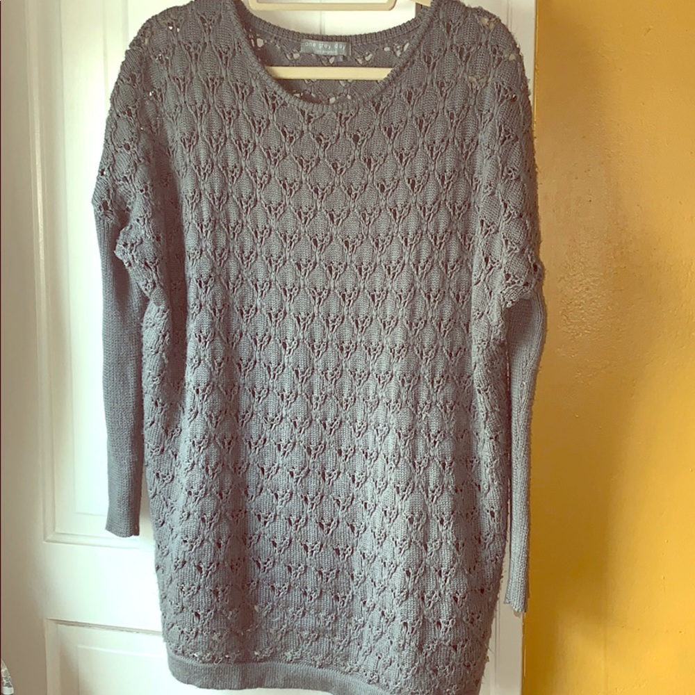 One Grey Day Los Angeles oversized sweater